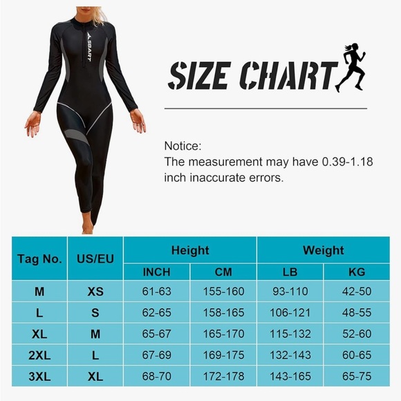 Women’s One Piece Wetsuit Full Body Surfing Suit UV Sun Protection Swimsuit - Picture 2 of 5